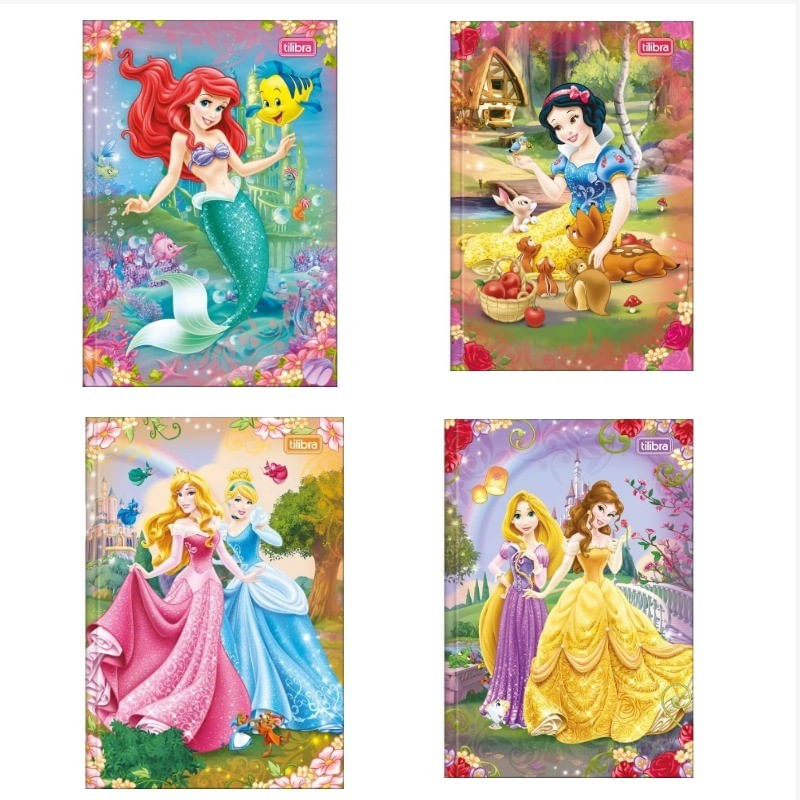 CadernoBrochuraCapaDuraTilibraPrincesasSortida1x480folhas-166153