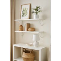 Suporte para Prateleira Leve Branca Prat-K 40cm