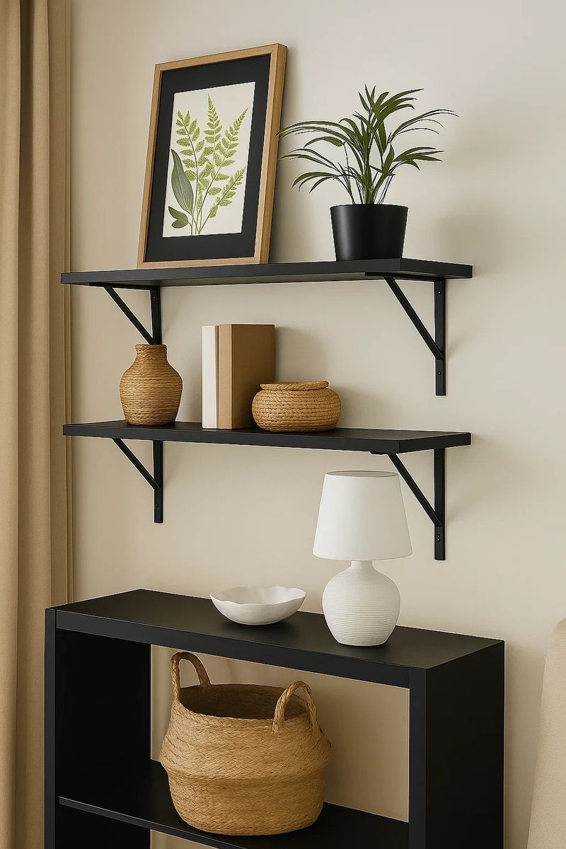 SuporteparaPrateleiraLevePretaPrat-K40cm-166187