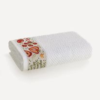 Pano de Copa Receitas Branco Karsten 46cm x 85cm