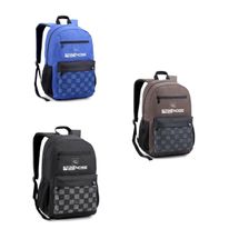 Mochila Juvenil Red Nose Xadrez Sortida 18" Seanite