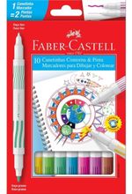 CanetinhaBicolorFaberCastell10Cores-166424