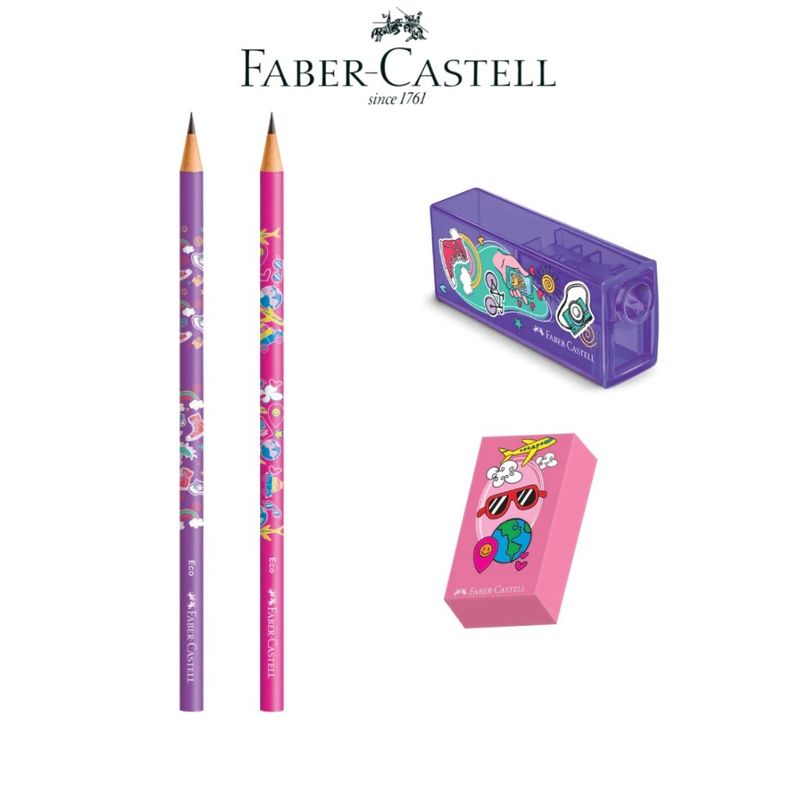 KitEscolarGlimmerViagemFaberCastell4pecas-166437