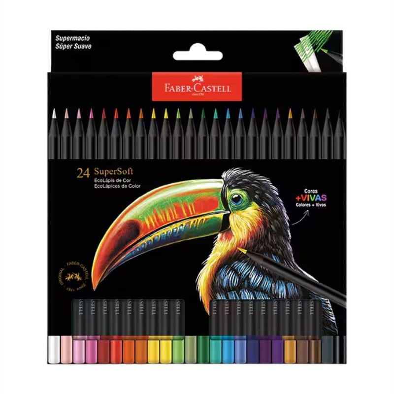 LapisdeCorSuperSofitEcolapisFaberCastell24Pecas-166445