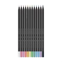 Lápis de Cor Super Soft Tons Pastéis Faber Castell 12 Cores