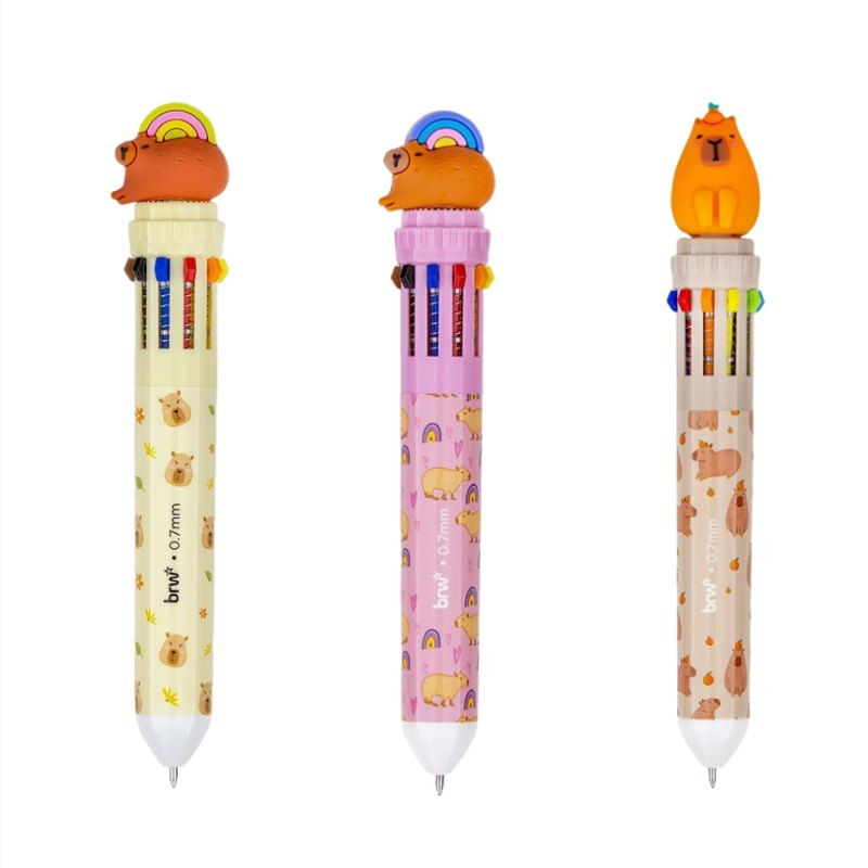 CanetaEsferograficaCapivaraSortidacom10CoresBRW07mmCanetaEsferograficaCapivaracom10CoresBRW07mm-166594