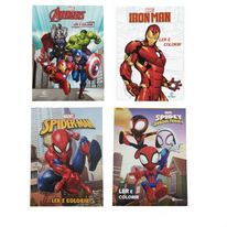 Livro Ler e Colorir Marvel Sortido Culturama