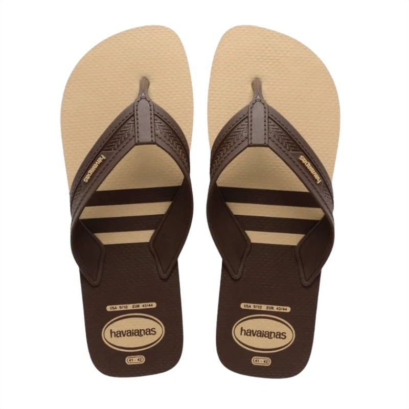 SandaliaCityBasicDouradoeCafeHavaianas37/38-166471