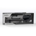 KitAcessoriosparaBanheiroPretoBellaArte5Pecas-166687