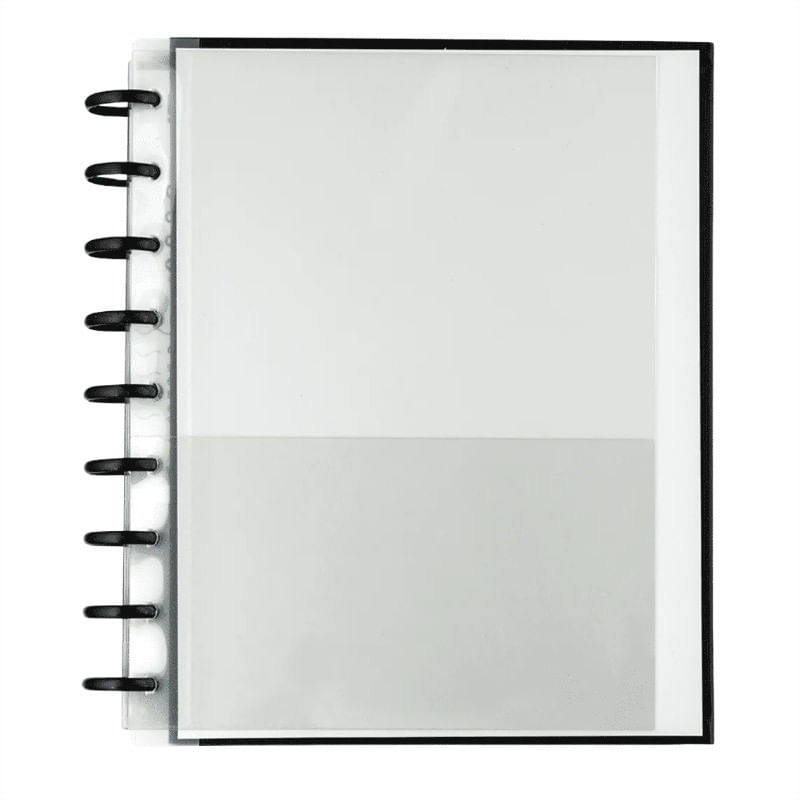 CadernoEspiralCapaDuraDiscoBlackBRW1/180Folhas-166694