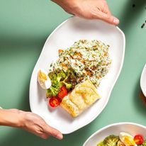 Travessa Oval Bio New White Porto Brasil 30cm x 20cm