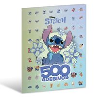 Livro de Atividades com 500 Adesivos Stitch Culturama