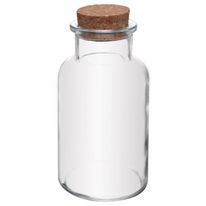 Pote de Vidro com Tampa de Cortiça Lyor 150ml
