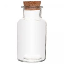 Pote de Vidro com Tampa de Cortiça Lyor 150ml