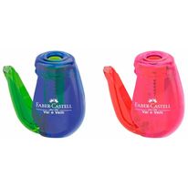 Apontador com depósito Vai e Vem Sortido Faber Castell