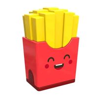 Apontador com depósito e Borracha Tris Sortido Lanche