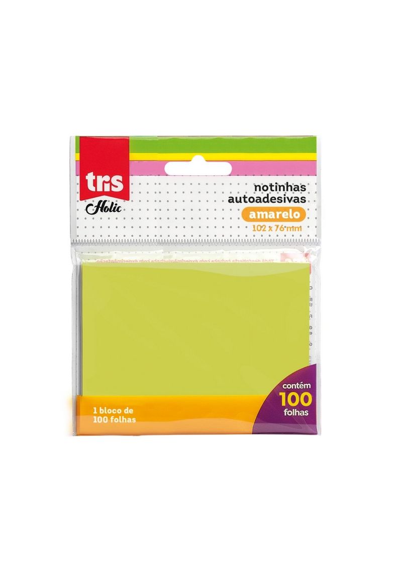 BlocodeNotasAdesivasHolicAmarelaTris102cmx76cmcom100folhas-153006