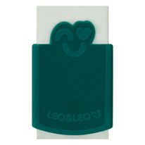 Borracha Escolar Branca com Capa Protetora Leonora