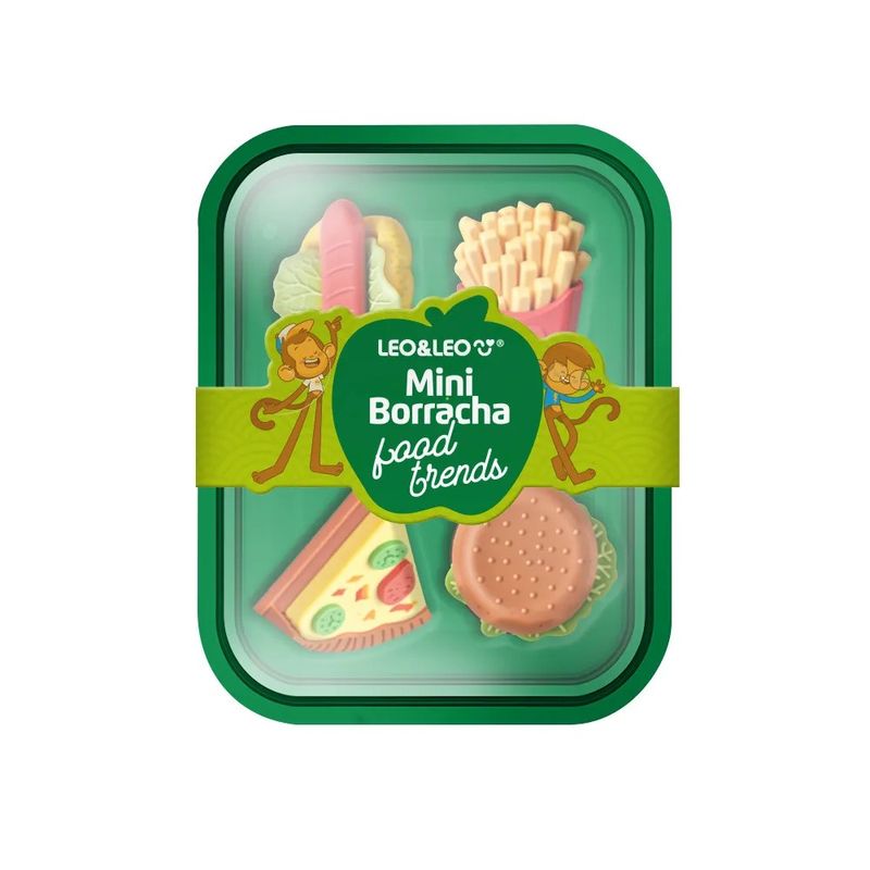 BorrachaEscolarFoodsMarmitinhasSortidoLeonoracom4pecas-154722