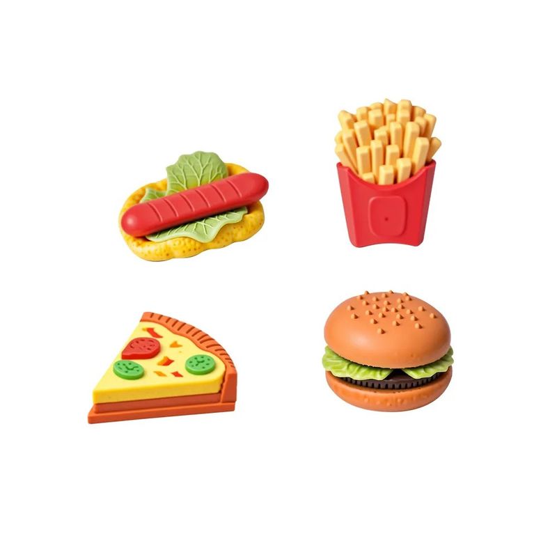 BorrachaEscolarFoodsMarmitinhasSortidoLeonoracom4pecas-154723