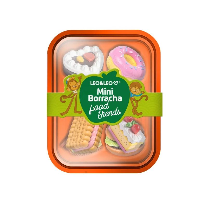 BorrachaEscolarFoodsMarmitinhasSortidoLeonoracom4pecas-154726