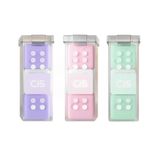 BorrachaEscolarMiniDadinhosSortidoCiscom3Pecas-152117