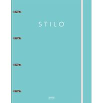 Caderno Argolado Uni Stilo Sortido Jandaia 80 folhas