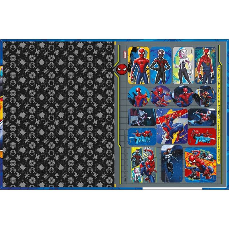 CadernoBrochuraHomemAranhaTilibraSortido1x180folhas-165786