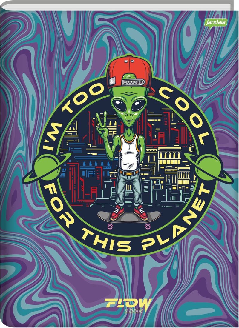 CadernoBrochuraCapaDuraFlowSortidoJandaia1/180folhas-165439