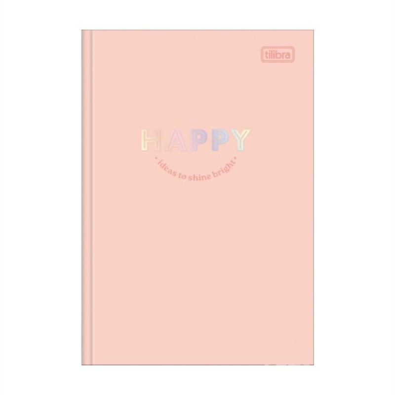 CadernoBrochuraCapaDuraSortidoHappyTilibra1/480folhas-166111