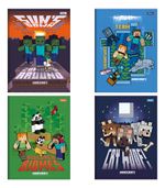 CadernoBrochuraCapaDuraMinecraftForiniSortido1x180folhasCadernoBrochuraCapaDuraMinecraftForoniSortido1x180folhas-166469