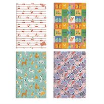 Caderno Brochura Capa Dura Stella Sortido Jandaia 1x1 80 folhas