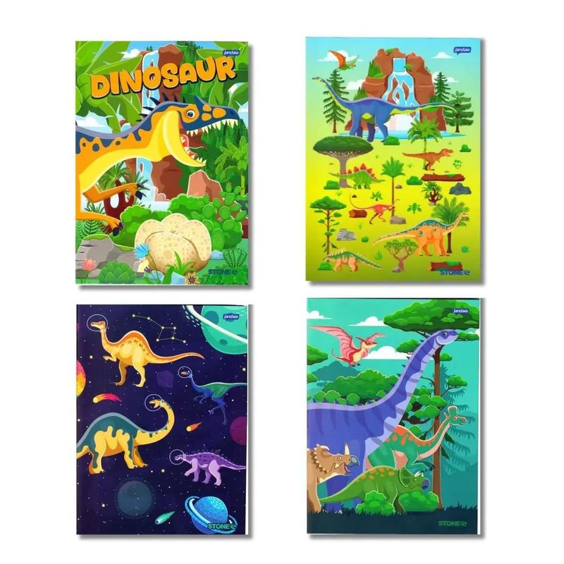 CadernoBrochuraCapaDuraStoneSortidoJandaia1/480folhasA-165110