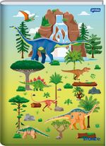 CadernoBrochuraCapaDuraStoneSortidoJandaia1/480folhasA-165107