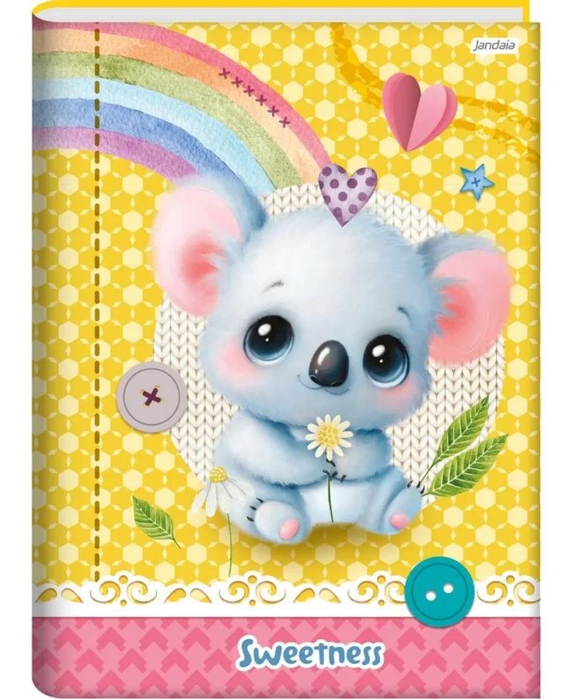 CadernoBrochuraCapaDuraSortidoSweetJandaia1/480folhas-165561