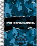 CadernoEspiralCapaDuraAdventureSortidoJandaia1x1com80folhas-165305