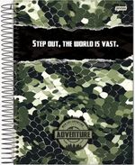 CadernoEspiralCapaDuraAdventureSortidoJandaia1x1com80folhas-165303