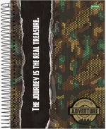 CadernoEspiralCapaDuraAdventureSortidoJandaia1x1com80folhas-165304