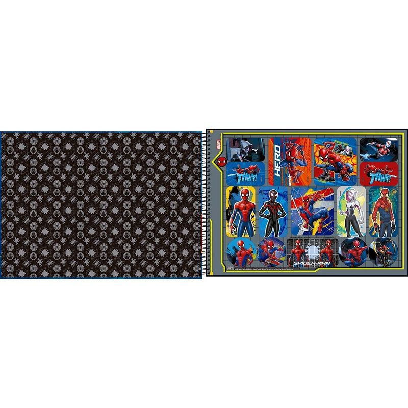 CadernoCartografiaSpiderManSortidoTilibra80folhas-166213