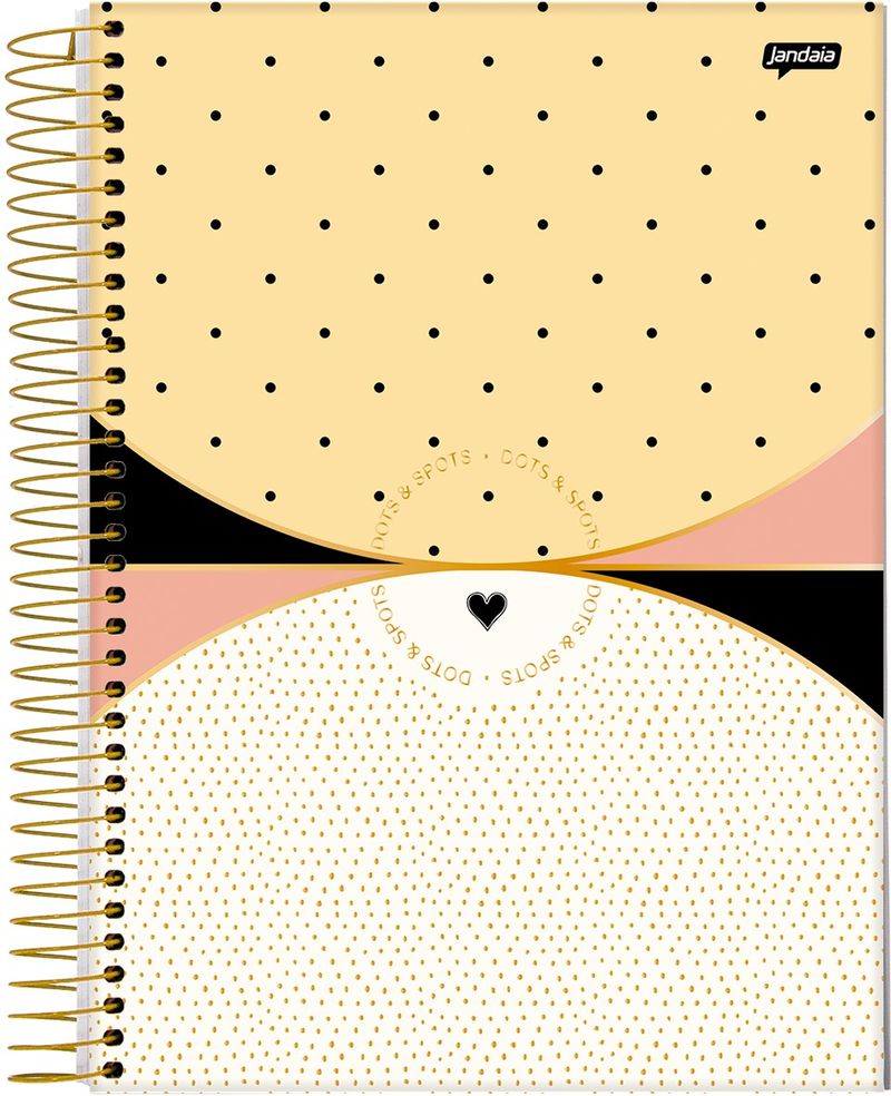 CadernoEspiralCapaDuraDotsJandaiaSortido160folhas10MateriasCadernoEspiralCapaDuraDotsJandaia160folhas10Materias(ProdutoSortido)-165568