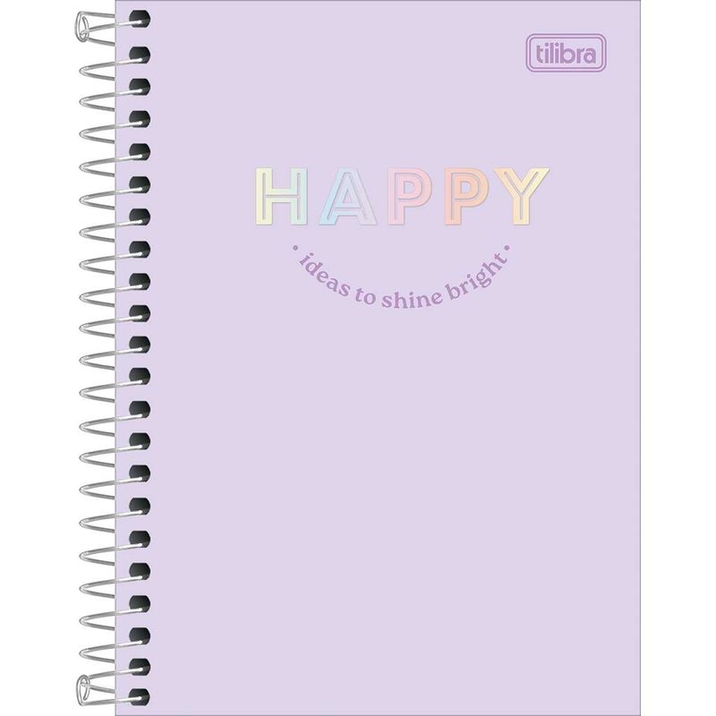 CadernoEspiralCapaDuraTilibraHappySortido16x1256folhas-165787
