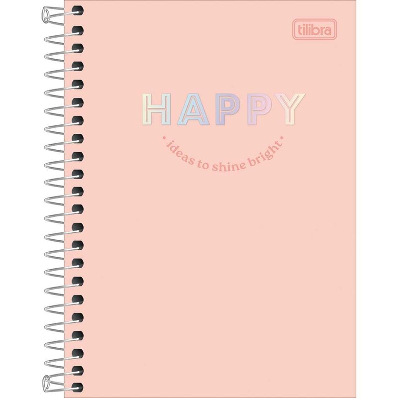 CadernoEspiralCapaDuraTilibraHappySortido16x1256folhas-165788