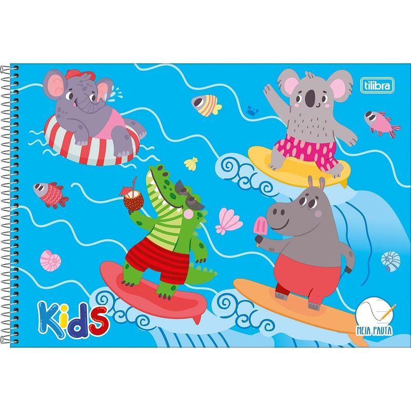 CadernoEspiralCapaDuraTilibraMeiaPautaProdutoSortido40folhas-165768