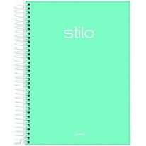 Caderneta Espiral Capa Dura Stilo Sortido Jandaia 1/8 80 folhas