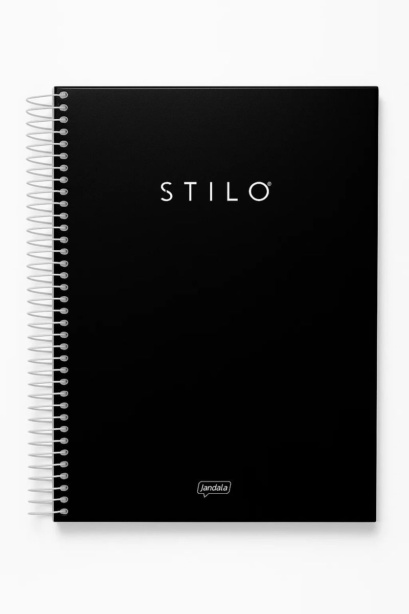 CadernoEspiralCapaDuraStiloPretoJandaia160folhas10Materias-165559