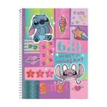 CadernoEspiralCapaDuraStitchForoniSortido1/8com80folhas-165138
