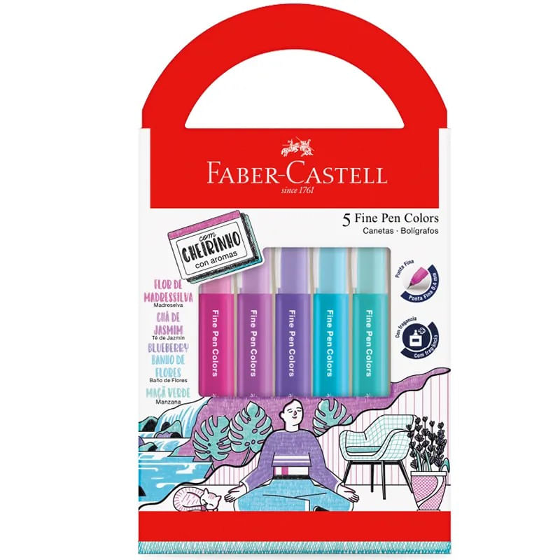 KitCanetaFinePenRelaxaeReequilibraFaberCastellcom5cores-153687