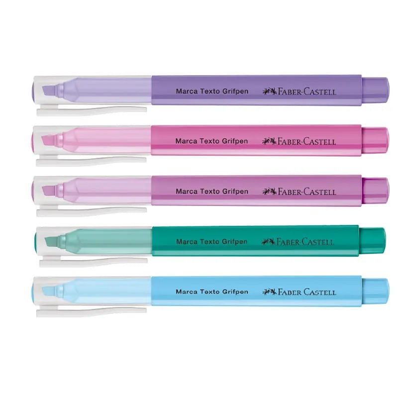 KitMarcaTextoGrifpenRelaxaeReequilibraFaberCastellcom5pecas-154519