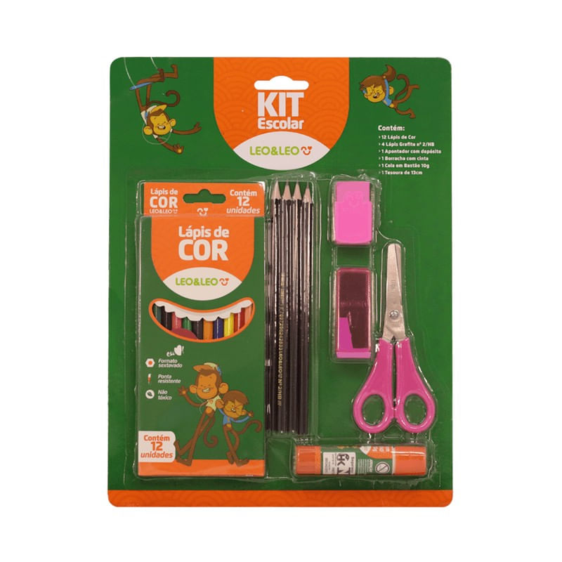 KitEscolarLeo&LeoSortidocom20pecas-165466