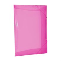 Pasta Escolar com Aba Acp Rosa